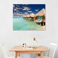 thumbnail image 2 of GOSMITH Maldives Wall Art Posters Canvas Prints Printing For Living Room Bedroom Home Office Decorations With Framed, 2 of 4