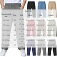 thumbnail image 3 of LEKWK Uniform Pants for Boys Pull-On Chino Pants Elastic Waist Casual Trousers with Pockets Preppy Lightweight Lounge School Formal Playwear 5-15Y, 3 of 9
