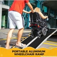 thumbnail image 6 of M optimized 2-8 FT Wheelchair Ramp, Non-Slip Aluminum Folding Wheelchair Ramp, Door Threshold Portable Wheelchair Ramps Wheel Chair Ramp for Home Steps, Scooter Ramp for Car, Doorways, Curbs, Stairs, 6 of 7