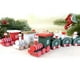 thumbnail image 2 of Bewildely 1 Uds tren de de Navidad adornos de Navidad Santa Claus juguetes para niños 2021 Navidad Noel accesorios de fiesta en casa regalo de Año Kits de decoración para fiestas cuatro Bewildely HA007890-04, 2 of 6