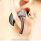 thumbnail image 1 of RV Pendientes colgantes Axe - Negro - Para hombres Rojo Verde, 1 of 5