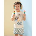 thumbnail image 2 of Bluey Bingo Drop Shoulder T-Shirt and French Terry Shorts Outfit Set Toddler to Little Kid, 2 of 5