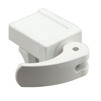 Sliding Window Lock, 1/2 in., Diecast Construction, White, For Vinyl Windows (2-pack)