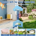 thumbnail image 6 of Topbuy 3 in 1 Toddler Basketball Hoop Height Adjustable Kids Basketball Hoop w/ Soccer Goal & Golf Play Set Blue, 6 of 7