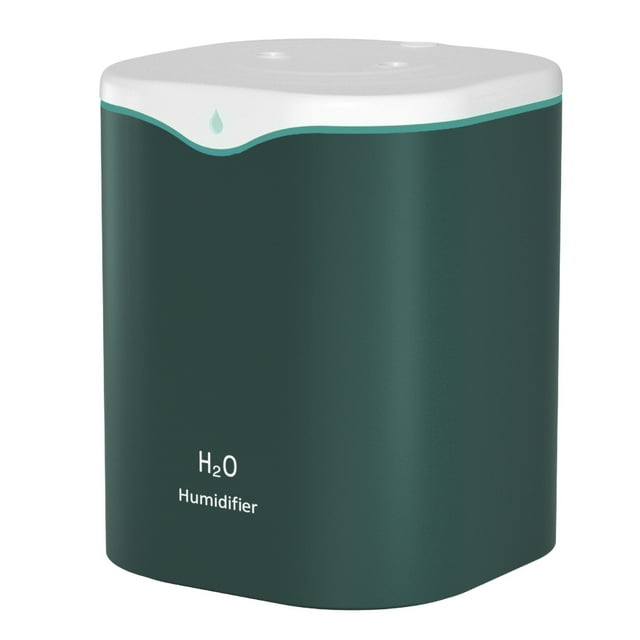 Humidificateurs à Double Pulvérisation 2 L avec Lumière DEL, Brume Fraîche, Arrêt Automatique, Humidificateur Portable de Bureau