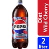 Diet Pepsi Cola Wild Cherry Soda Pop, 2 Liter Bottle