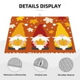 thumbnail image 4 of Easygdp Happy Thanksgiving Three Gnomes Microfiber Absorbent Dish Drying Pad,Kitchen Drying Mat,Can Be Hung, Strong Water Absorption Capacity,Quick Drying, 4 of 9