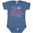thumbnail image 3 of Inktastic My 1st 4th of July with Stars Boys or Girls Baby Bodysuit, 3 of 5