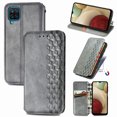 thumbnail image 1 of Case for Samsung Galaxy A12 Flip Cover Wallet Flip Cover Magnetic Protective - Grey, 1 of 5