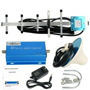 AP&T 8dBi High Gain 806-960MHz Band 4G Cell Phone Signal Booster Repeater Mobile Signal Amplifier Booster Indoor Ceiling/Outdoor Directional Antenna Kits for Home