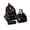 Black, variant on Weebloom Strawberry School Backpack With Lunch Box Pencil Case For Kids Girls Cute 3Pcs School Bags Set Large Capacity 3 Piece Cute Cartoon Travel Large Bookbag Elementary Middle School Black