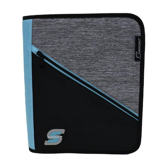 1.5" 3 Ring Zippered Binder