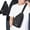 Black, variant on Clearance! lulshou Strap Bag Crossbody Backpack with Hole Strap Backpack Hiking Backpack Multipurpose Crossbody Chest Bag