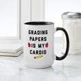thumbnail image 4 of CafePress - Grading Papers Is My Card - 15 oz Ceramic Large White Novelty Mug, 4 of 4