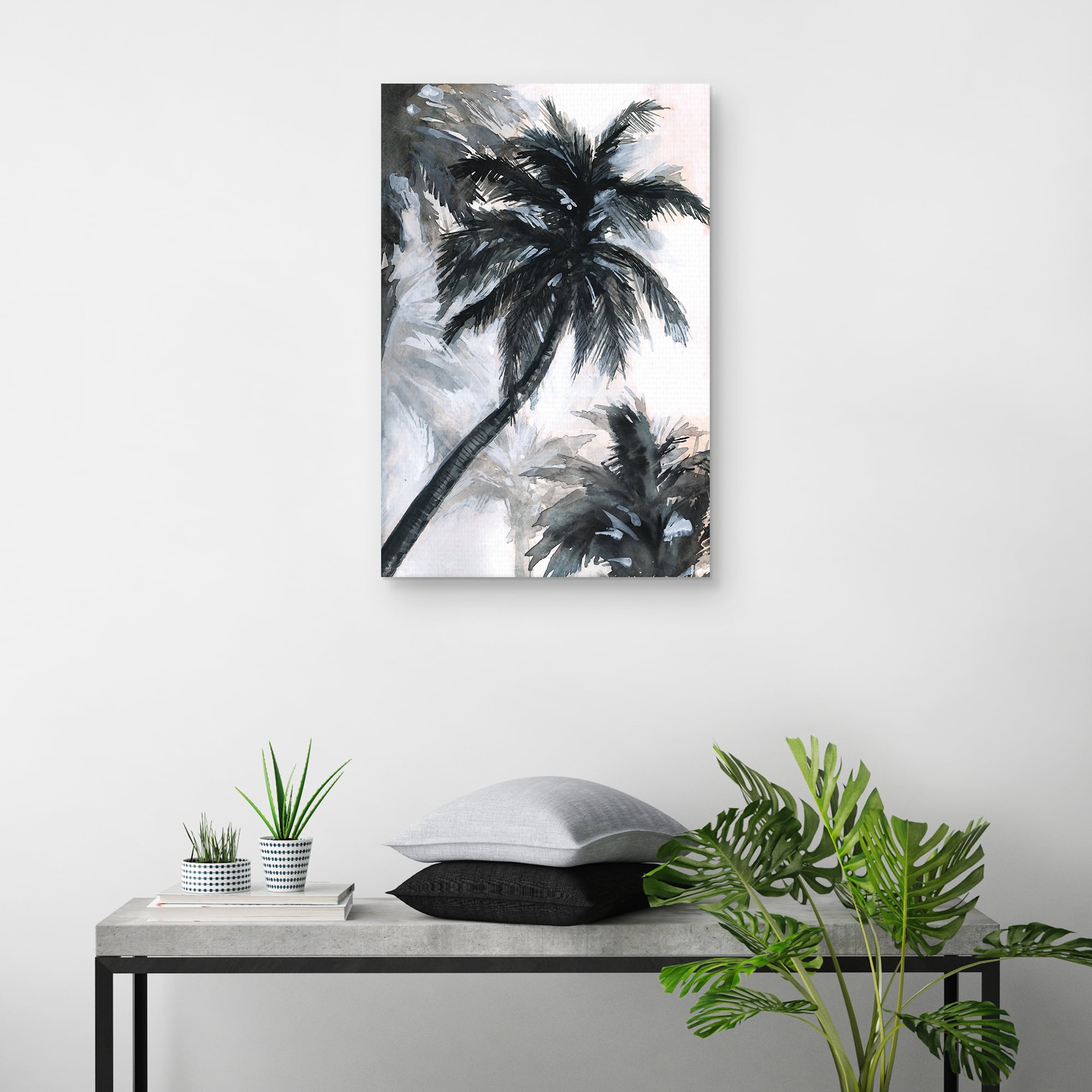 Silent Palms by Willowbrook Fine Art Canvas Art Print
