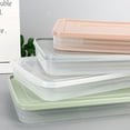 thumbnail image 3 of Yuarrent Caja de almacenamiento del envase de comida del refrigerador de la cocina de los accesorios plásticos con la manija Organizadores de utensilios de cocina Transparente Yuarrent JJ22820-01, 3 of 6