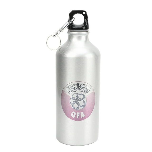 Botella de agua de la Copa del Mundo, fútbol, aficionados al fútbol, copa de agua, alrededor de los fanáticos, bar de recuerdos, regalos de Qatar