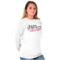 thumbnail image 5 of Dont Succeed Fix Ponytail Start Again Women's Long Sleeve T Shirt Brisco Brands S, 5 of 6