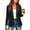 2# Black, variant on 2026 Summer Women's Casual Blazer Jacket - Lightweight Fully Lined Classy Work Office Button Suit with Pockets Khaki 2XL