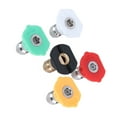 thumbnail image 2 of High Pressure Washer Spray Tips, 5PCS Different Jet Angle Compact Pressure Washer Nozzle  For Sidewalk For Washing Car For Garden, 2 of 8