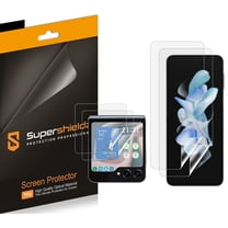 (2 Pack) Supershieldz Designed for Samsung Galaxy Z Flip 5 (2 Main Screen and 2 Front Screen) Screen Protector, High Definition Clear Shield (TPU)