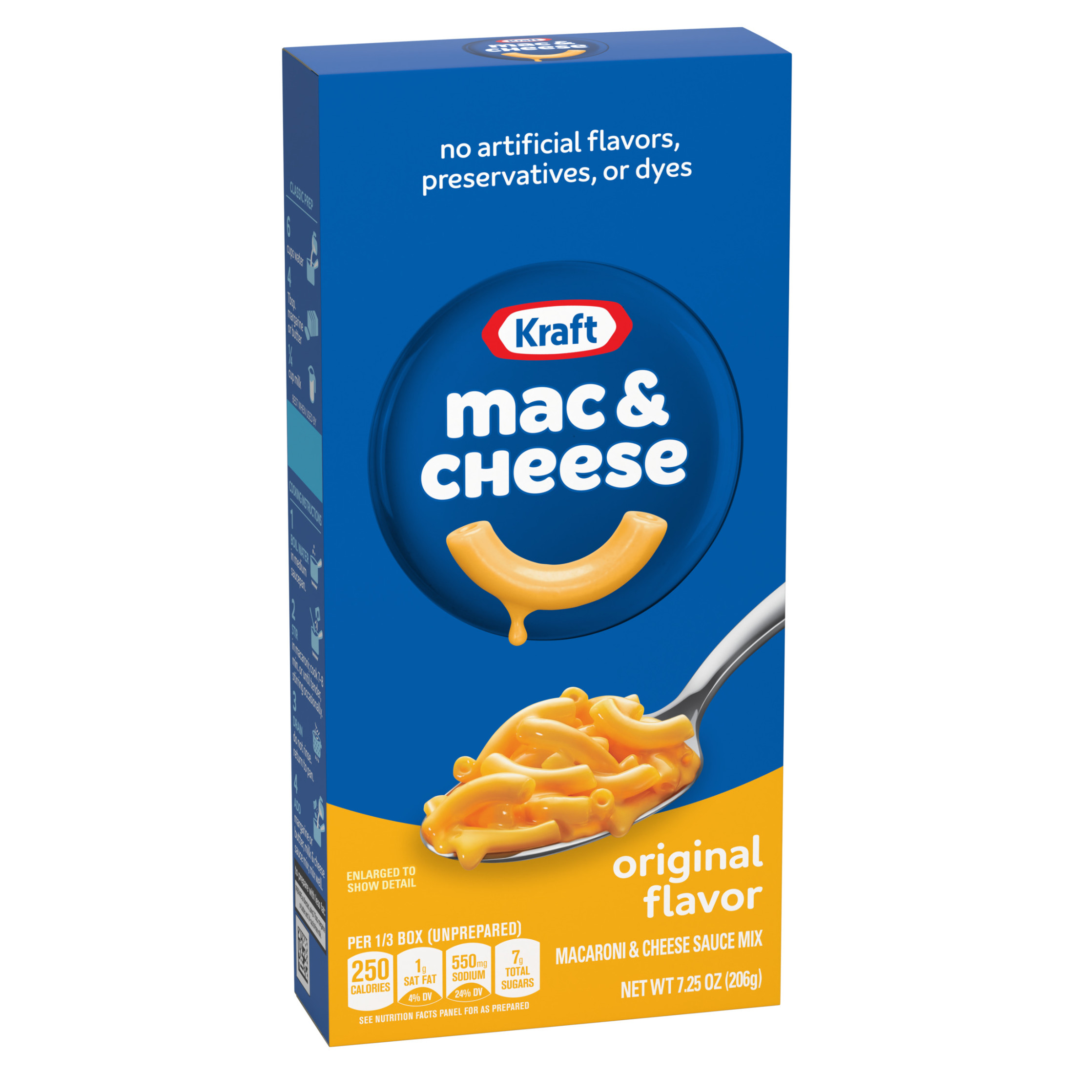 Kraft Original Mac N Cheese Macaroni and Cheese Dinner, 7.25 oz Box - image 12 of 19