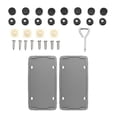 thumbnail image 2 of Marco De Silicona Para Matrícula Con Kit De Accesorios De Tornillo Soporte Para Matrícula Con Orificios De Drenaje Para Modelos De Coches Norteamericanos 2 Uds. matsuzay VI009581-02, 2 of 7