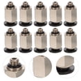 thumbnail image 3 of Shisuyan Push To Connect Fitting Air Compressor Connector 10Pcs 0.8x0.5in, 3 of 8
