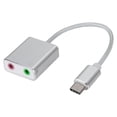 thumbnail image 1 of Sound Card, Premium Material Plug And Play 3.5mm Sound Card  For Tablet For Phone For Notebook, 1 of 8