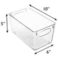 thumbnail image 2 of ClearSpace Clear Plastic Storage Bins &acirc; Perfect Kitchen Organization and Storage or Pantry Storage &acirc; Fridge Organizer, Pantry Or, 2 of 6