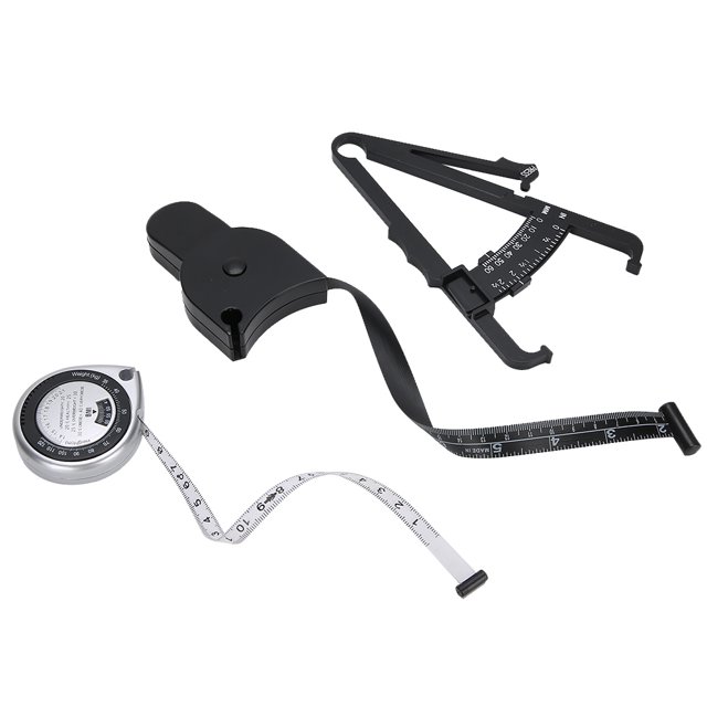 Sonew Body Fat Tester,Body Fat Tester Retractable Waist Measuring Tape BMI Measuring Tool Weight Loss Caliper,Fat Caliper