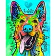 thumbnail image 2 of Dean Russo Collection 20x24 White Modern Wood Framed Museum Art Print Titled - Love And A Dog, 2 of 4