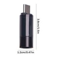 thumbnail image 3 of Qiweii TYPE-C Rechargeable Transparent Mini Lighter, Portable Mobile Phone Compatible Lighter, 3 of 3