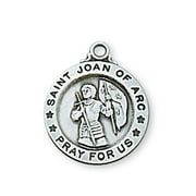 McVan L700JOA 0.75 x 0.63 x 0.6 in. Sterling Silver St. Joan of Arc Pendant