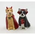 thumbnail image 4 of Ceramic Devil Dracula Dog Salt and Pepper Shakers Halloween Gift, 4 of 4
