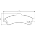 thumbnail image 2 of BALATAS BAJOS METALES TRAILBLAZER 2002 al 2005 CHEVROLET 4.2L L6 Delanteras BREMBO ., 2 of 5