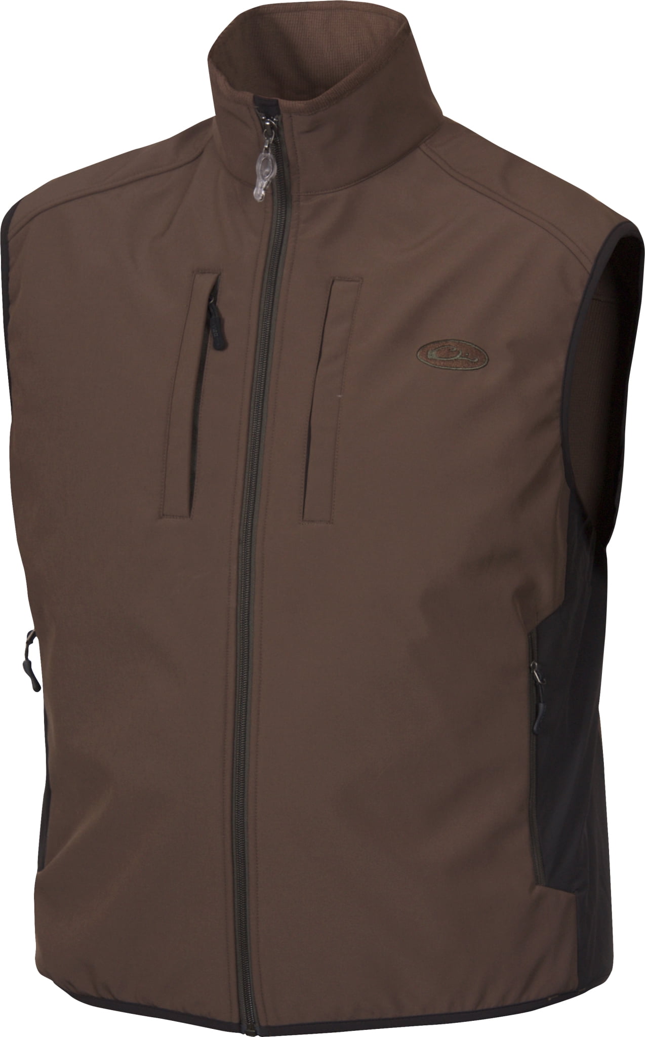 Drake Waterfowl Windproof Tech Vest (Brown, 2XLarge)