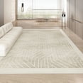 thumbnail image 3 of French Light Luxury Carpets for Living Room Cream Style Simple Bedroom Decor Carpet Fluffy Soft Plush Floor Mat Home Lounge Rug My Lux Decor Round, 3 of 11