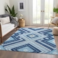 thumbnail image 6 of Addison Rugs Mayfield Premium Machine Washable Transitional Tribal Navy Rectangle Rug, 9' x 12', 6 of 6