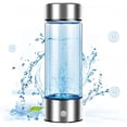 thumbnail image 1 of Botella de agua de hidrógeno Tadayimes, 420 ml, portátil, plateada, 1 of 7
