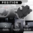 thumbnail image 4 of Actuador de Control de Puerta de Mezcla de Calefacción HVAC Unique Bargains No.5F9Z19E616GA - para Ford Five Hundred 2005-2007 - 1 Pc, 4 of 6