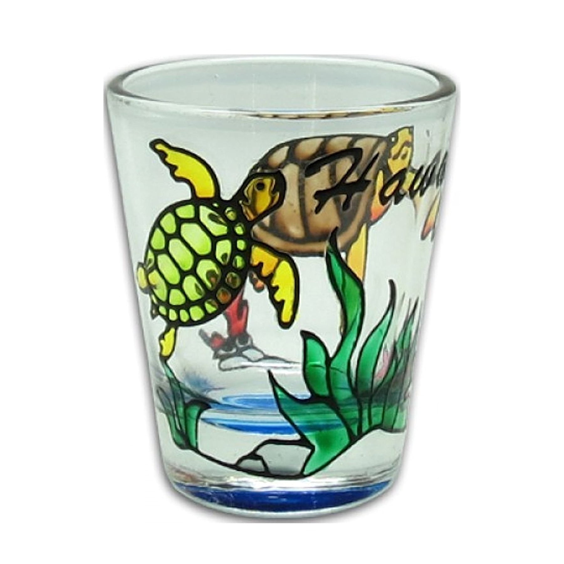 hand painted shot glass