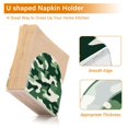 thumbnail image 5 of Yayeee Napkin Holder for Table Kitchen Paper Tissue Organization, Light Green Camouflage Design, 5 of 8