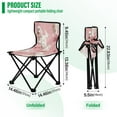 thumbnail image 3 of BZSMCE Camping Chairs Modern Joyful Paws Pattern Folding chair, 3 of 8