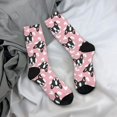 thumbnail image 5 of Logiee French Bulldog Print Adult Socks for Men & Women,Calf Socks, Ankle Socks,Boots Socks,Breathable Casual Sock,Unisex Crew Socks, 5 of 6