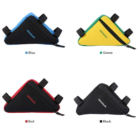 Bicycle Pouch Docooler Triangle Cycling Bike Front Saddle Tube Frame Pouch Bag Holder Outdoor Bag