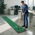 thumbnail image 2 of Gymax Golf Putting Game Set 11 FT Indoor Outdoor Puttin0g Green Mat for Backyard, 2 of 10
