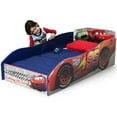 thumbnail image 4 of Disney/Pixar Cars Wooden Toddler Bed by Delta Children, Greenguard Gold Certified, Red, 4 of 7