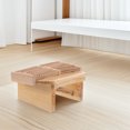 thumbnail image 4 of WRITWAA Sauna Foot Stool Massage Stool Round Wood 1Pcs, 4 of 8