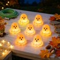 thumbnail image 7 of 40Pcs Luminous Resin Figurines, Halloween Diy Craft Decorations Mini Ghost Figures Glow In The Dark Tiny Statue For Party Home Tabletop Dollhouse Decor, 7 of 7